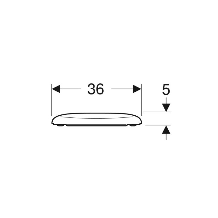 Geberit Fantasia Deska sedesowa, mocowanie od góry