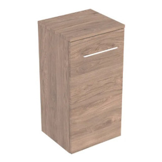 Geberit Selnova Square Szafka boczna, B33cm, H65cm, T29.7cm, z jednymi drzwiami, orzech włoski hickory