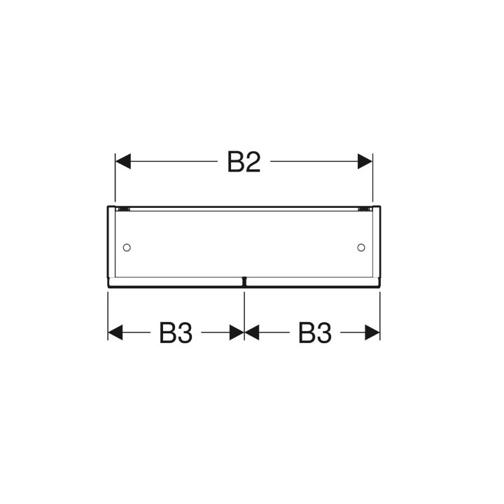Geberit Selnova Square Szafka z lustrem, B78.8cm, H85cm, T17.5cm, z dwojgiem drzwi, biały