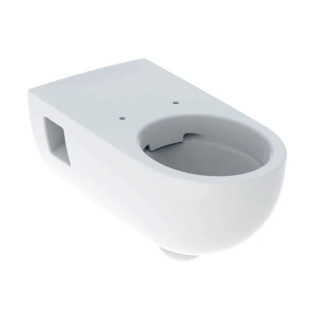 Geberit Selnova Comfort Wisząca miska WC, lejowa, B35.5cm, H34.5cm, T70cm, długa, częściowo ukryte mocowania, Rimfree