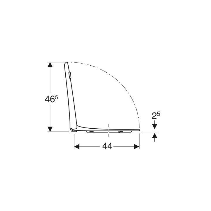 Geberit Selnova Comfort Deska sedesowa, mocowanie od góry, zachodząca pokrywa deski sedesowej, karminowa
