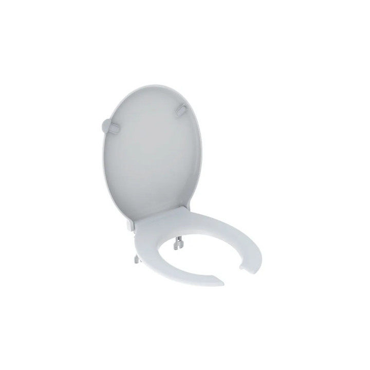 Geberit Selnova Comfort Deska sedesowa, z otwartym siedziskiem, mocowanie od dołu, zawiasy metalowe, antybakteryjna