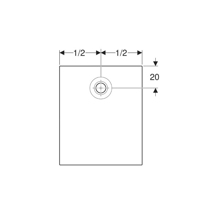 Brodzik prostokątny Geberit Nemea 140x90 cm, biały