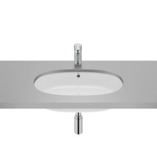 GAP Umywalka podblatowa owalna 55x35 cm - biała