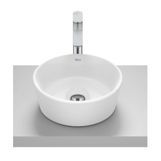 OPTICA Umywalka nablatowa ROUND CR 35 cm BIAŁY POŁYSK