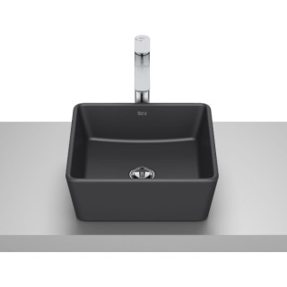 OPTICA Umywalka nablatowa SQUARE CQ 35x35 cm CZARNY MAT