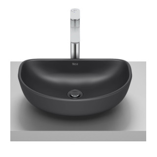 OPTICA Umywalka nablatowa EE 45x30 cm CZARNY MAT