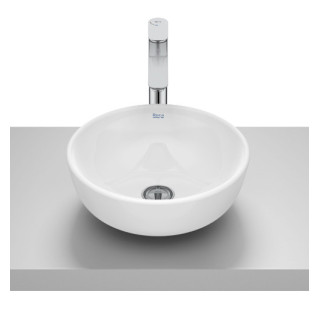 OPTICA Umywalka nablatowa ROUND ER 35 cm BIAŁY POŁYSK