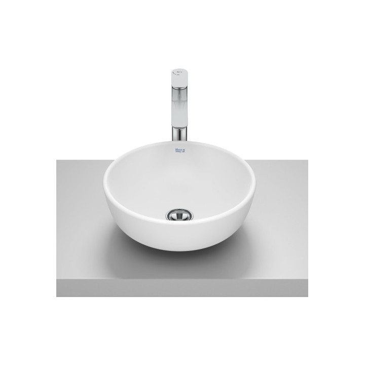 OPTICA Umywalka nablatowa ROUND ER 35 cm BIAŁY MAT