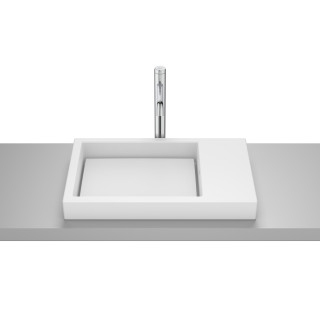HORIZON Umywalka blatowa SKYLINE 60x38 cm BIAŁY MAT
