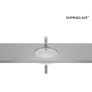 GAP Umywalka podblatowa okrągła 35 cm Supraglaze®