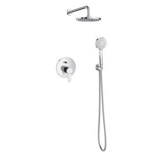 L20 Pack 3w1 Bateria wannowo-prysznicowa podtynkowa + deszczownica + słuchawka