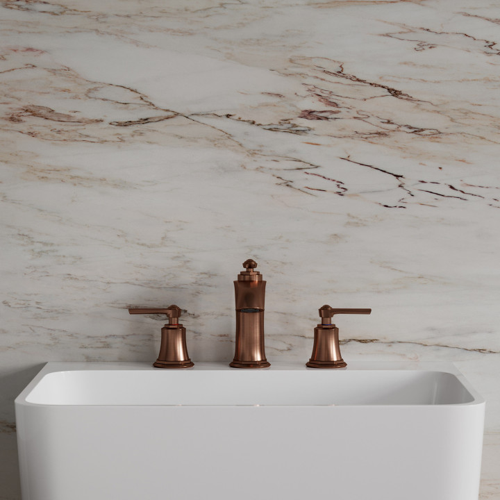 ARMANCE bateria umywalkowa 3-otworowa - miedź antyczna
