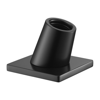 OMNIRES pierścień nawannowy z uchwytem na rączkę prysznicową - czarny mat