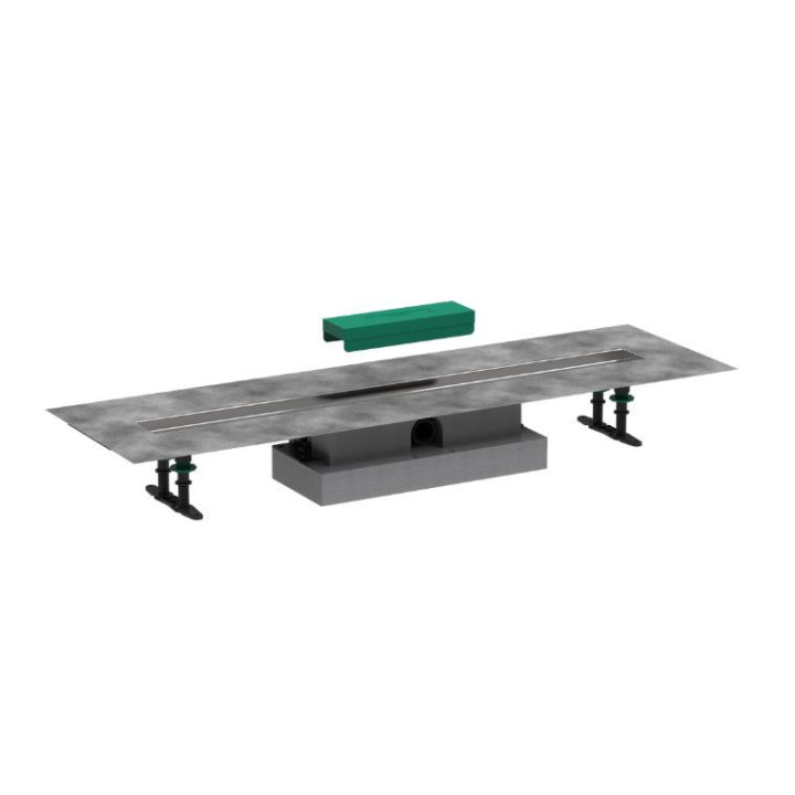 Kompletny zestaw do montażu standardowego Hansgrohe uBox universal - 900 do odpływów liniowych