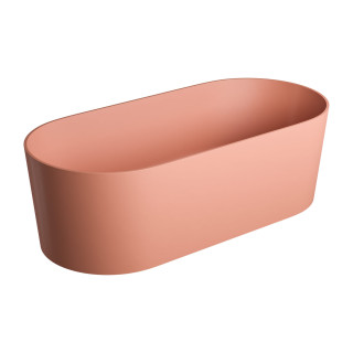 Wanna wolnostojąca OMNIRES OVO M+, 160x75 cm, z syfonem - coral 