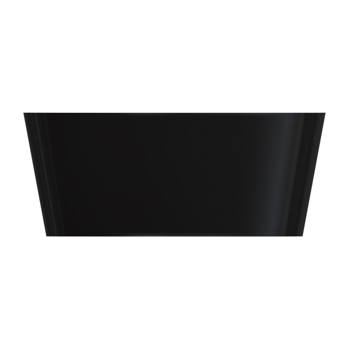  wanna wolnostojąca OMNIRES ROMA M+, 159 x 72 cm - biały / czarny połysk 