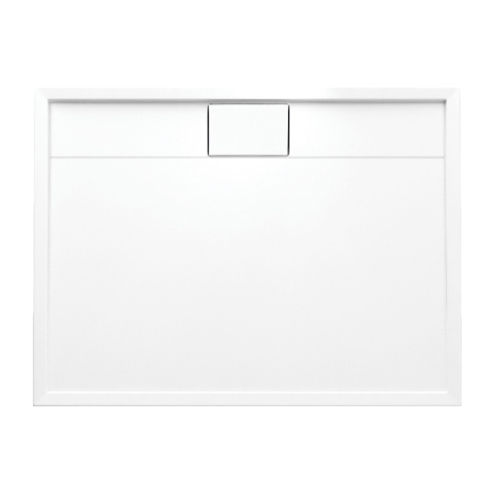 BROOKLYN akrylowy brodzik prysznicowy prostokątny, 80x100cm - biały połysk