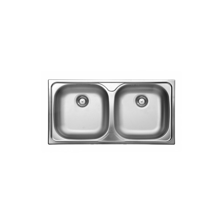 Zlewozmywak podblatowy Deante Egeria, 58x44cm, 1,5-komorowy, satyna