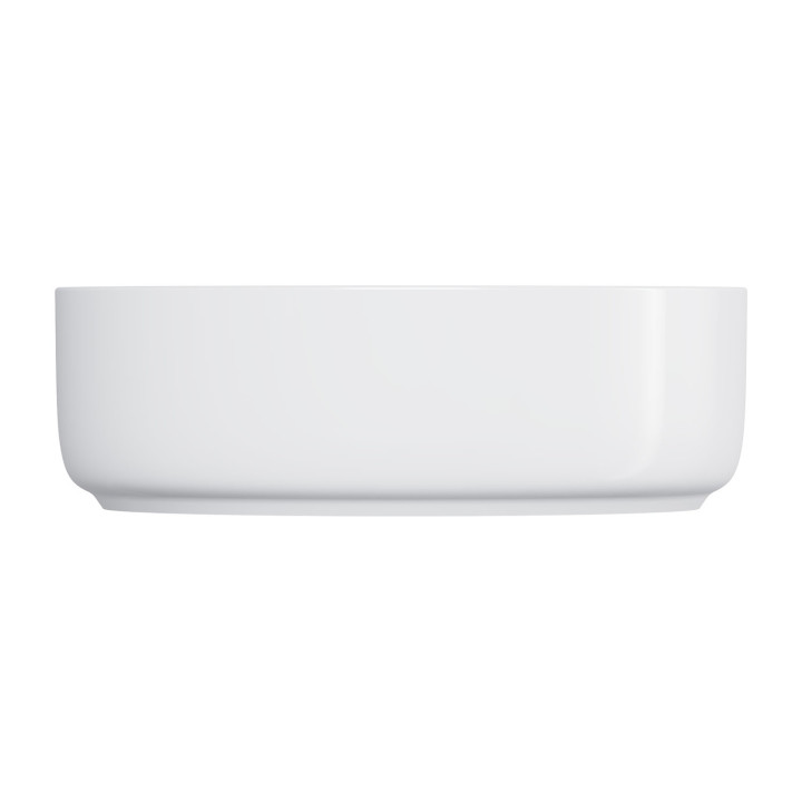 umywalka nablatowa OMNIRES TULSA , ø36 cm - biały połysk 