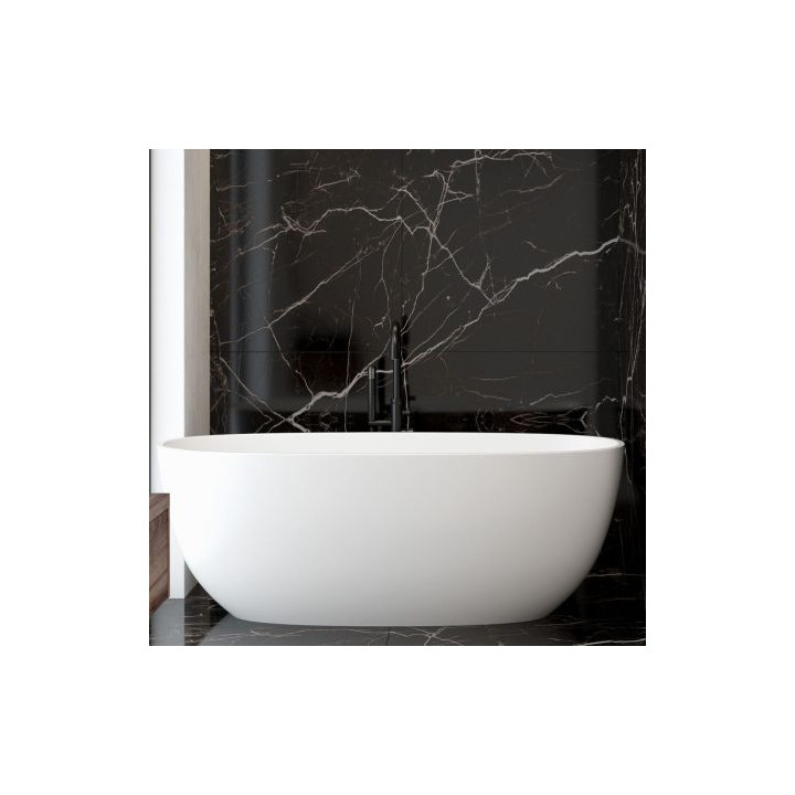 Oltens Stora wanna wolnostojąca 170x78 cm owalna akrylowa - biała