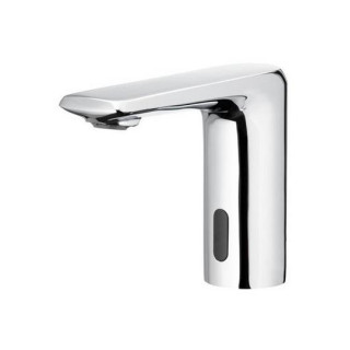 Bateria umywalkowa KFA Tanzanit, stojąca, wysokość 154mm, korek kilk-klak, chrom