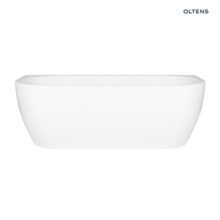 Oltens Begna wanna przyścienna 170x75 cm akrylowa owalna - biała