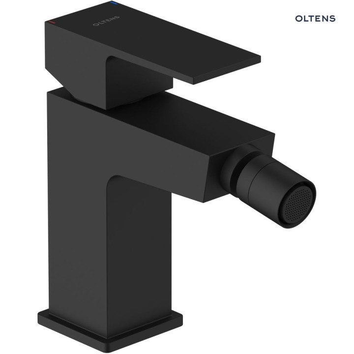 Oltens Gota bateria bidetowa stojąca - czarny mat