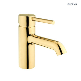 Oltens Molle bateria umywalkowa stojąca - złota 
