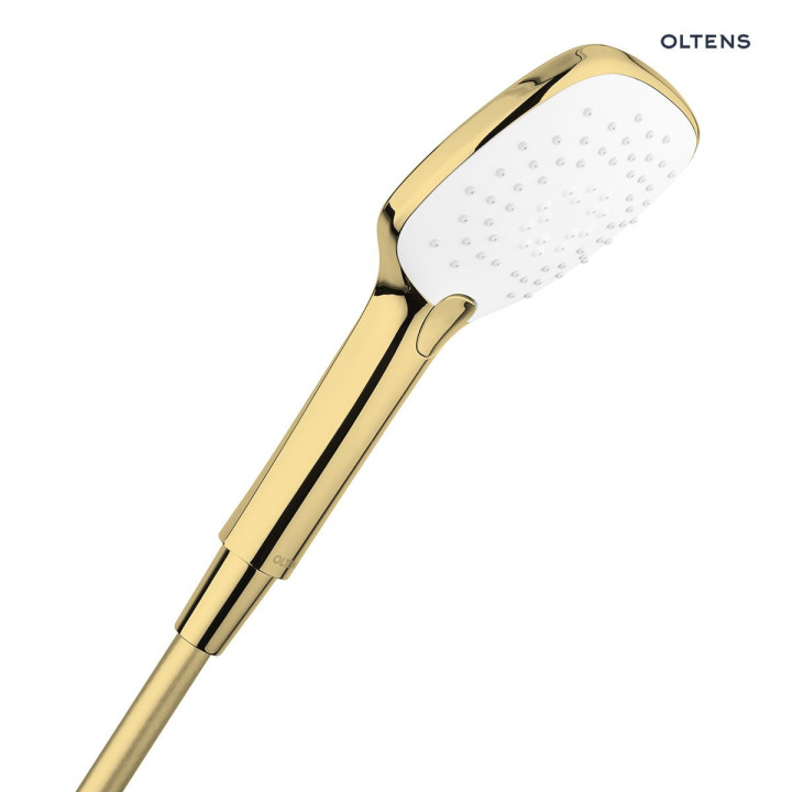Zestaw prysznicowy Oltens Driva EasyClick (S) Alling 60 - złoty połysk/biały 