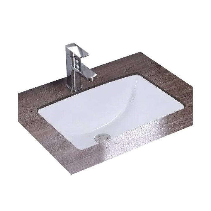 Umywalka podblatowa REA ADELA 46x33cm - śnieżnobiały