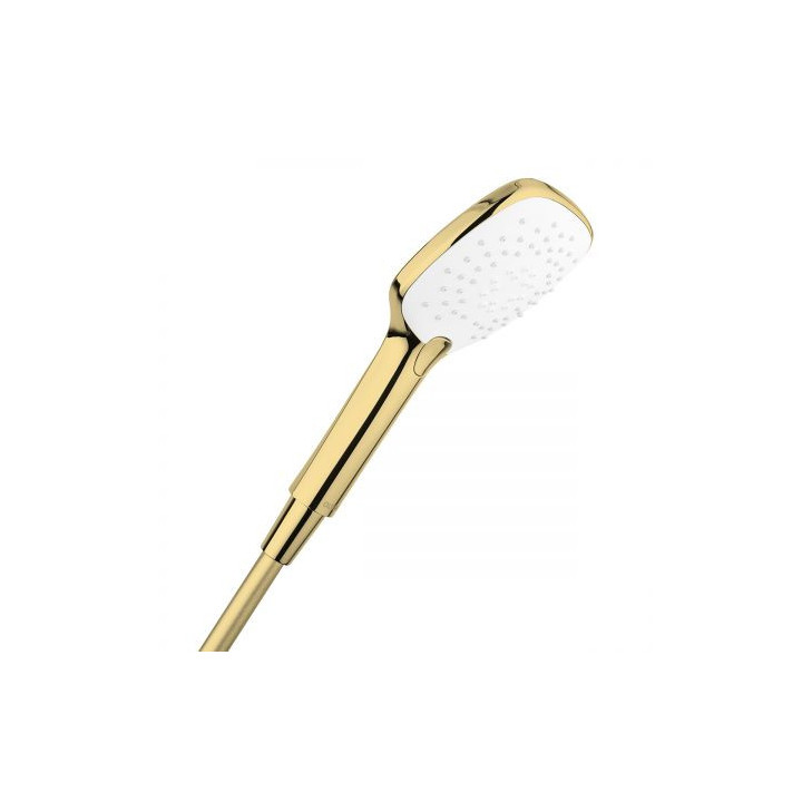 Zestaw prysznicowy Oltens Driva EasyClick (S) Alling 60 z mydelniczką - złoty połysk/biały