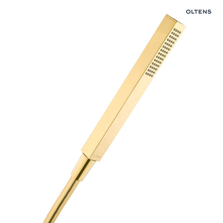 Zestaw prysznicowy Oltens Sog Alling 60 z mydelniczką - złoty połysk