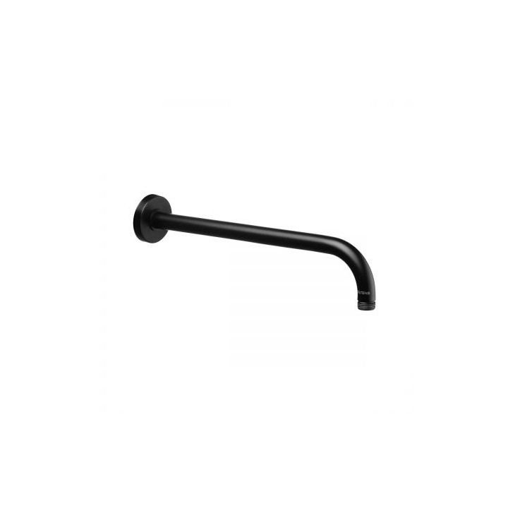 Zestaw Oltens Vindel Lagan deszczownica 30 cm okrągła z ramieniem ściennym - czarny mat