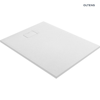 Oltens Bergytan brodzik prostokątny 120x90 cm RockSurface - biały 