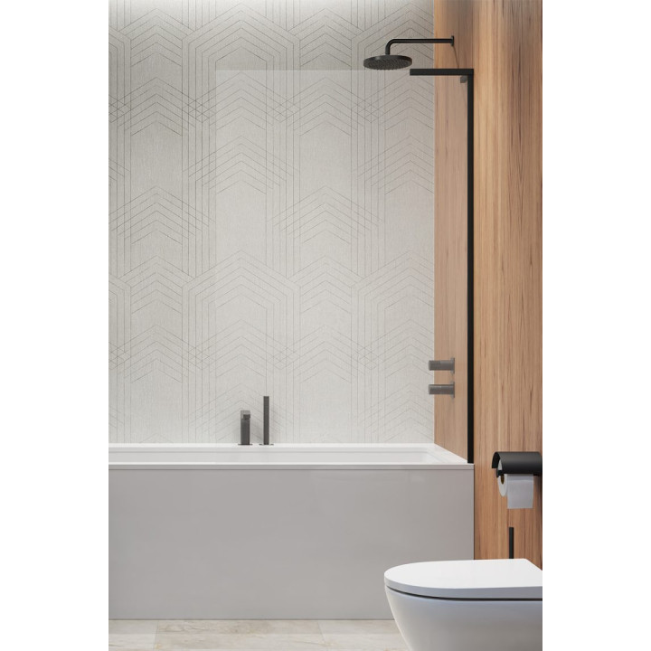 Drzwi prysznicowe Radaway Nes KDS II 120, lewe, 1200x2000mm, srebrny profil