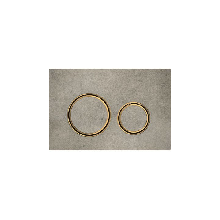 Przycisk spłukujący Geberit Sigma 50 uruchamiający przedni - beton/mosiądz