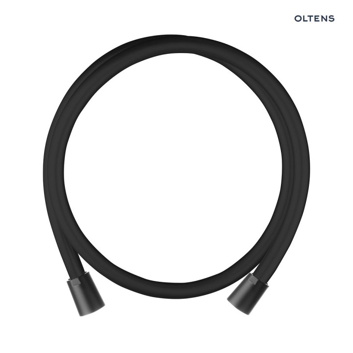 Oltens Ronneby wąż prysznicowy 160 cm - czarny mat