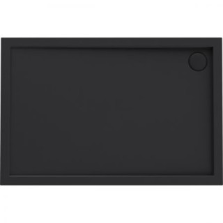 Oltens Superior brodzik akrylowy 140x90 cm prostokatny - czarny mat 