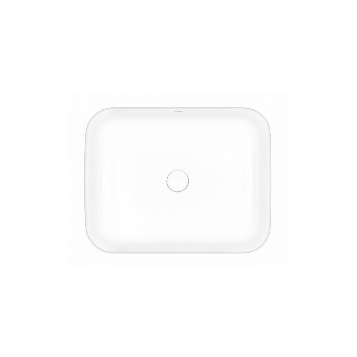 Oltens Hadsel umywalka 50x40 cm nablatowa - biała