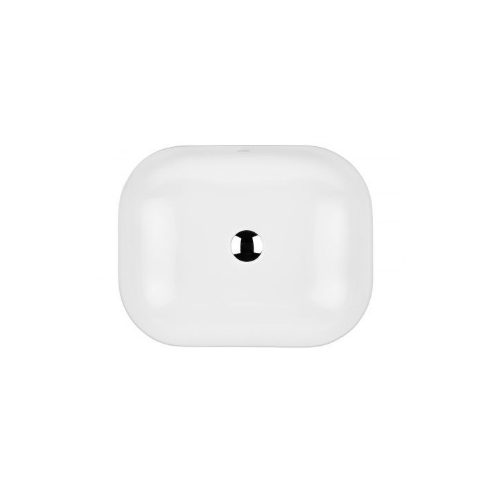 Oltens Josen umywalka 50x39,5 cm nablatowa z powłoką SmartClean - biała 