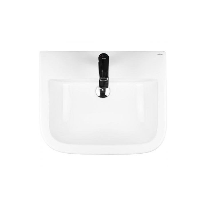 Oltens Vernal umywalka 56x45 cm wisząca - biała