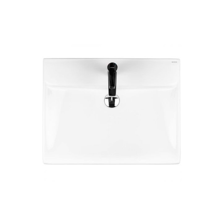 Oltens Hofsa umywalka 60x46 cm nablatowa z powłoką SmartClean - biała