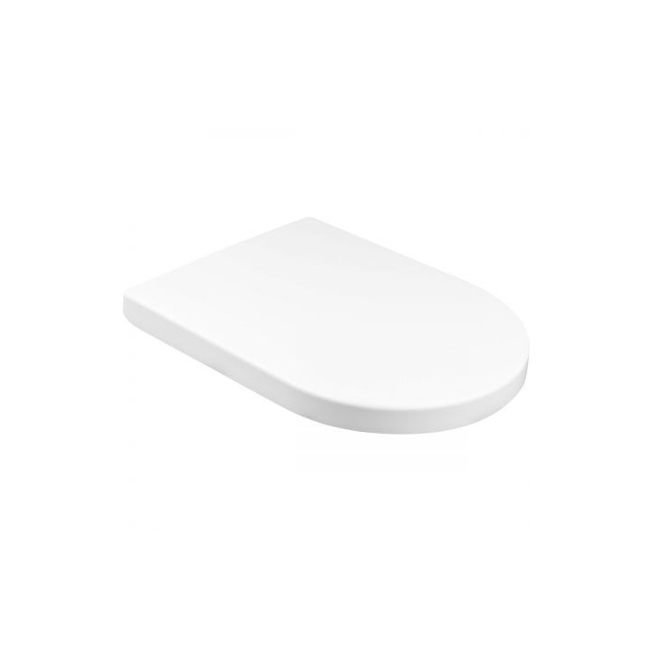 Zestaw Oltens Jog miska WC wisząca PureRim z powłoką SmartClean z deską wolnoopadającą