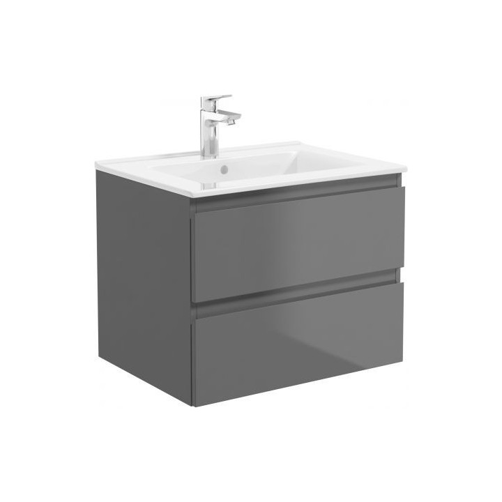 Oltens Vernal szafka 60 cm podumywalkowa wisząca - grafit 