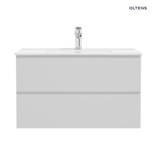 Oltens Vernal szafka podumywalkowa wisząca 80 cm 2S - szary mat 