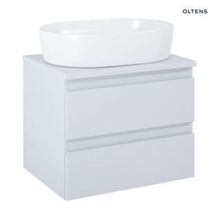 Oltens Vernal szafka 60 cm podumywalkowa wisząca szary mat z blatem