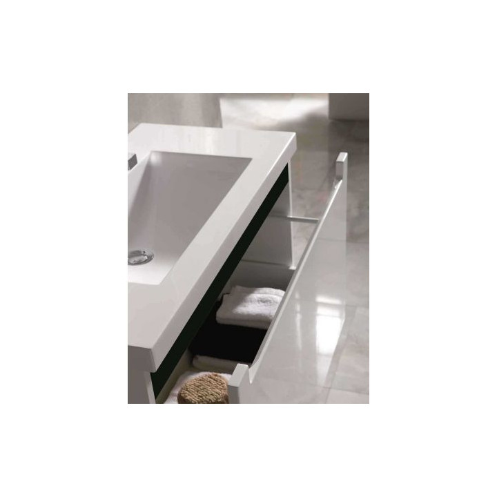 Oltens Jog umywalka z szafką 80 cm - biała