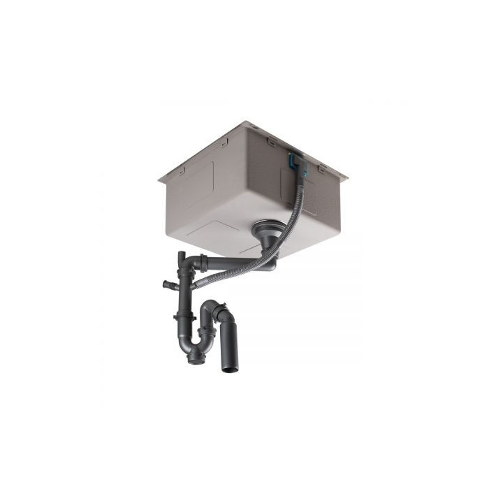 Oltens Stalvask zlew stalowy 1 komorowy 54x44 cm stal szlachetna polerowana