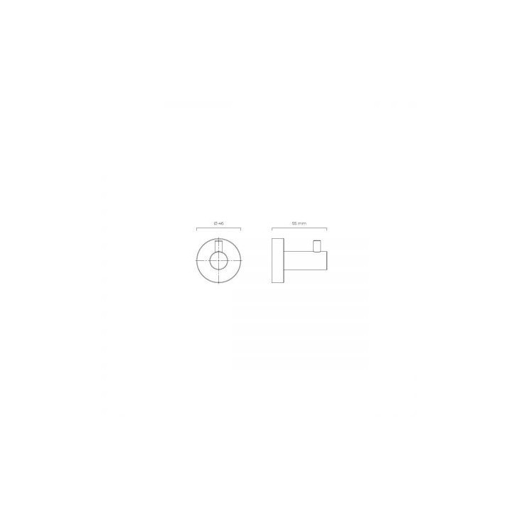 Oltens Gulfoss haczyk na ręcznik - chrom 